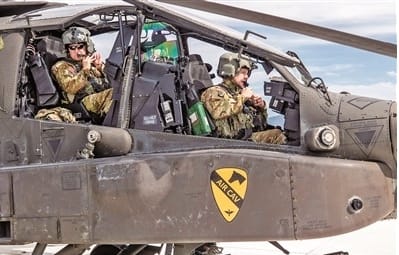 美軍陸軍航空兵參與演習任務。 圖 : 翻攝自X