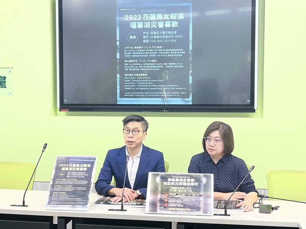 民進黨團幹事長鍾佳濱、書記長陳培瑜。 圖：金大鈞/攝（資料照）