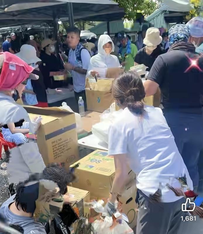 賴彥汶憤怒指出，縣府「一直卡住我們的運送車與物資」。 圖：翻攝自 賴彥汶
