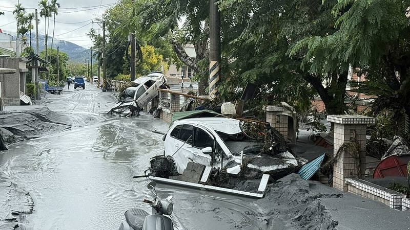 花蓮光復鄉至今仍有6人失聯，社群平台瘋傳發現遺體消息，經證實皆為誤報。 圖：花蓮縣政府／提供（資料照）