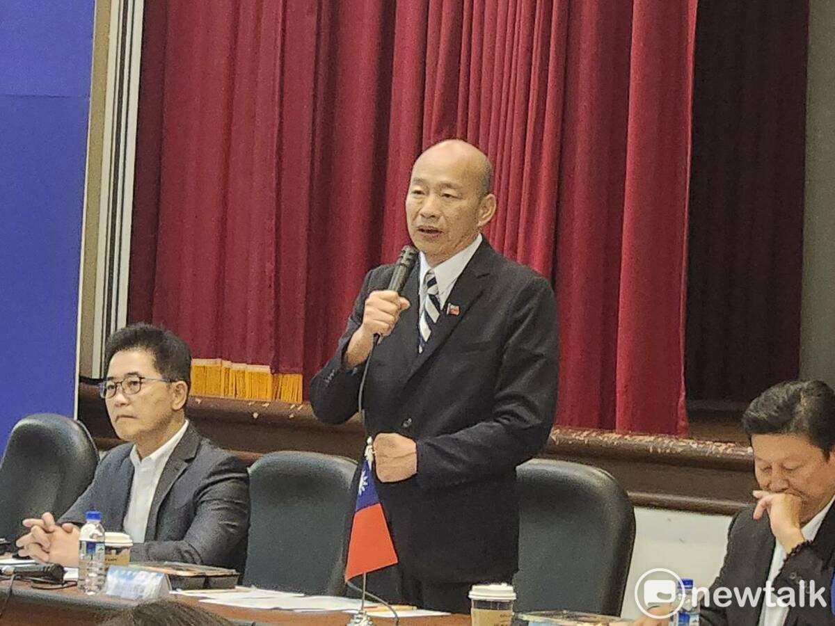 立法院長韓國瑜出席國民黨實務研討會。 圖：黃建豪/攝