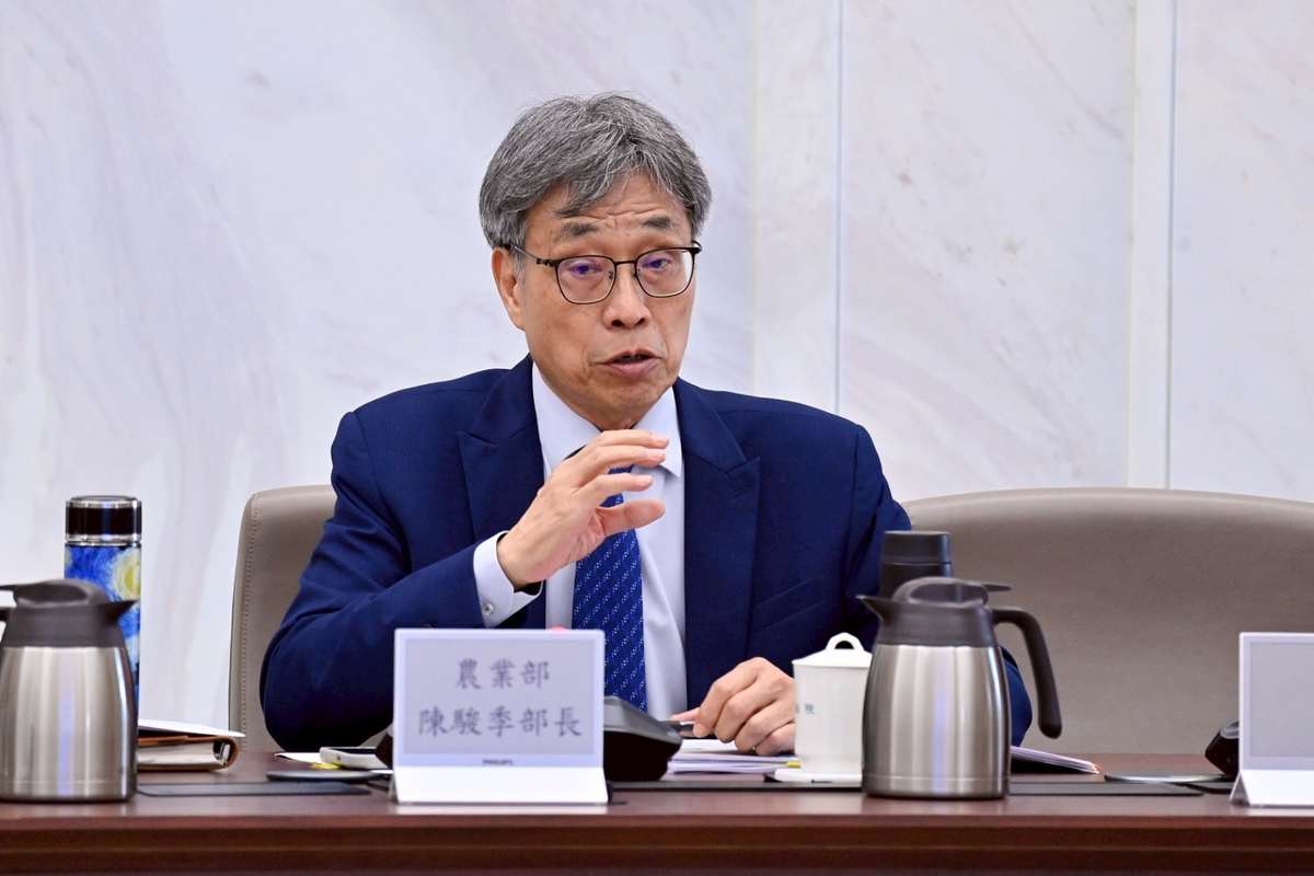 農業部長陳駿季。 圖：行政院提供