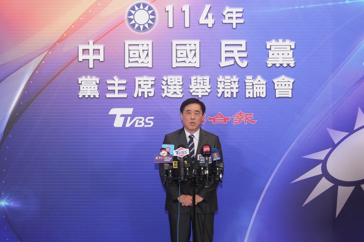 國民黨主席候選人郝龍斌。 圖：《TVBS》／提供