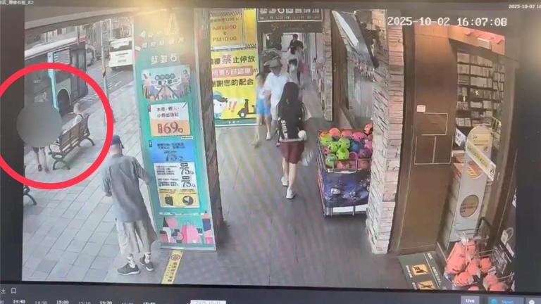 兩名女國中生在放學途中與一名中年男子發生言語衝突，並未如網傳所言遭掐博、攻擊。 圖：警方提供