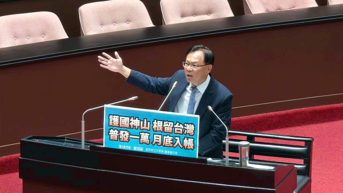 民眾黨立委張啓楷。 圖：張啓楷辦公室 / 提供