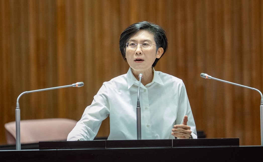 林岱樺向廉政委員會要求徹查近日假新聞背後之黑手，以維護民進黨及個人之聲譽。 圖：林岱樺服務處/提供（資料照）