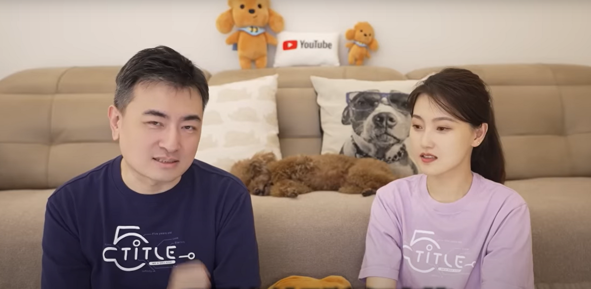 老高宣布愛犬力氣罹患重症停更，小茉受重創需療傷，未來復更恐將以他一人形式進行。 圖：翻攝自老高與小茉YT頻道