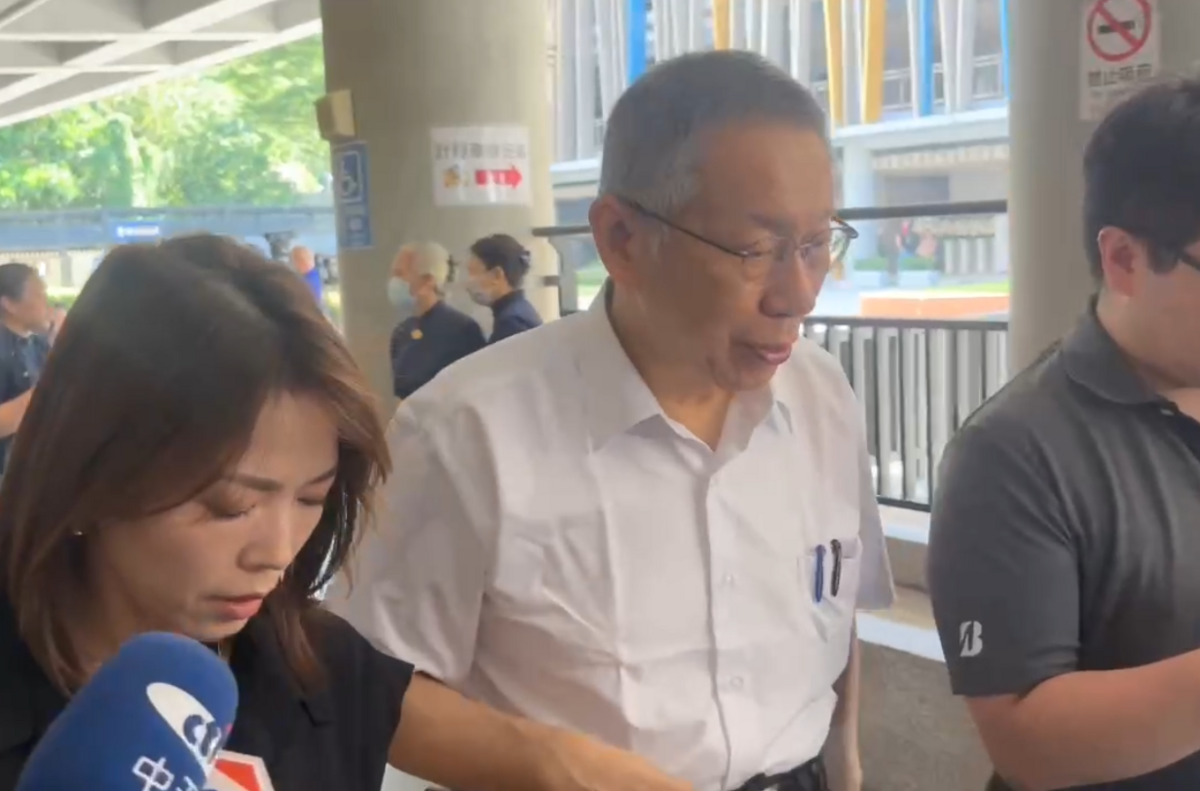 民眾黨前主席柯文哲。 圖：周煊惠 / 翻攝