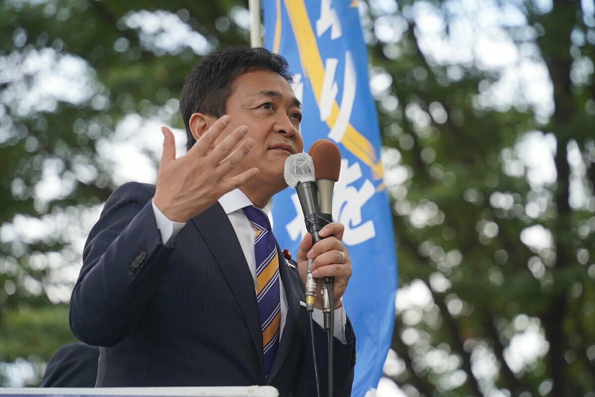 日本國民民主黨黨魁玉木雄一郎 圖：翻攝自玉木雄一郎的X
