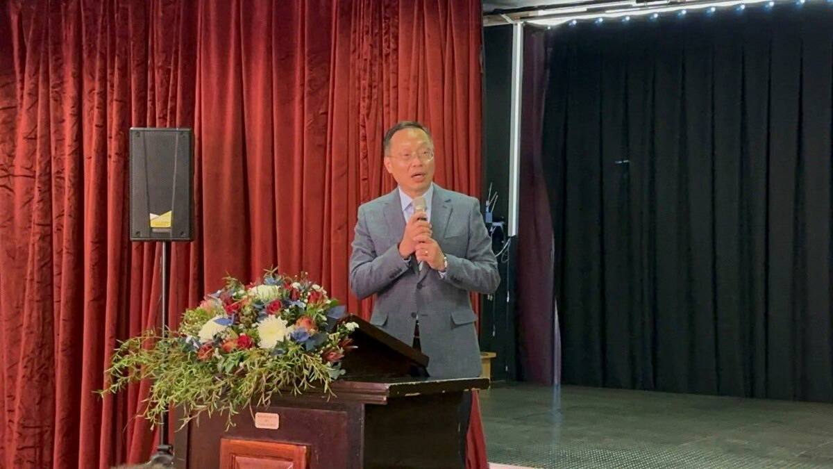 我國駐南非代表廖文哲。 圖：翻攝自 台灣駐南非代表處 FB