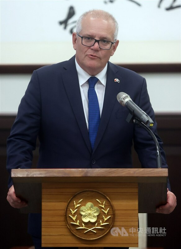 圖為澳洲前總理莫里森（Scott Morrison）。 圖：中央社檔案照片