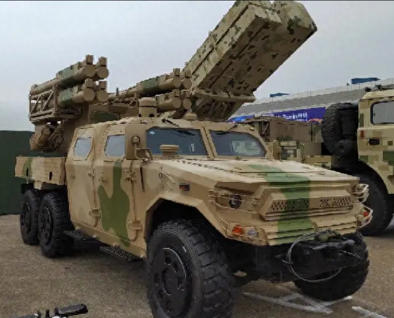 中國製「FB-10A」短程地對空導彈系統。 圖：翻攝陸網/搜狐