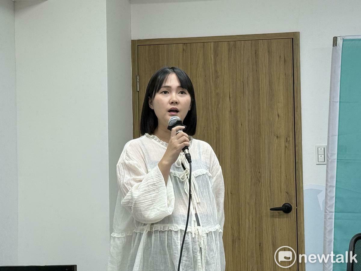 民眾黨發言人吳怡萱。 圖：周煊惠 / 攝（資料照）