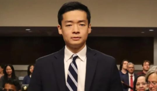 美國國防部負責印太安全事務的助理部長提名人約翰·盧。 圖 : 翻攝自參考消息