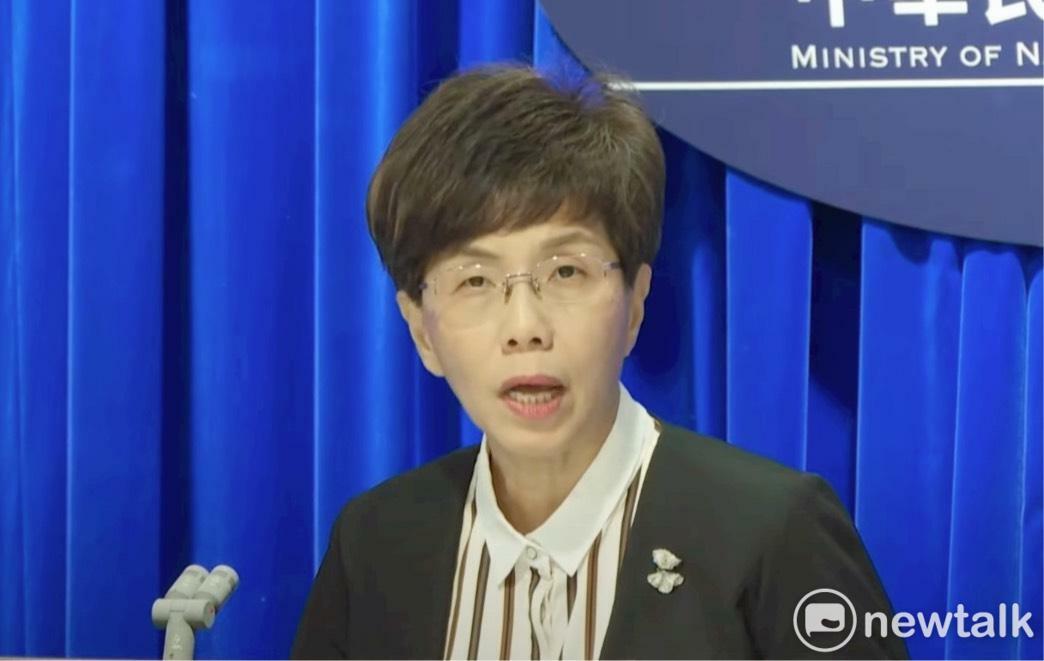 國防部戰規司國防政策處處長許云甄。 圖：金大鈞/攝