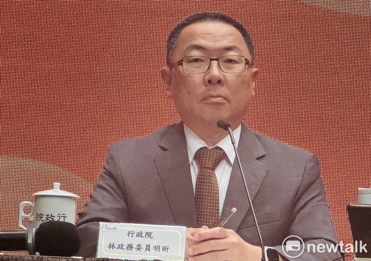 過去也傳出被跟監的林明昕政務委員。 圖：謝莉慧/攝