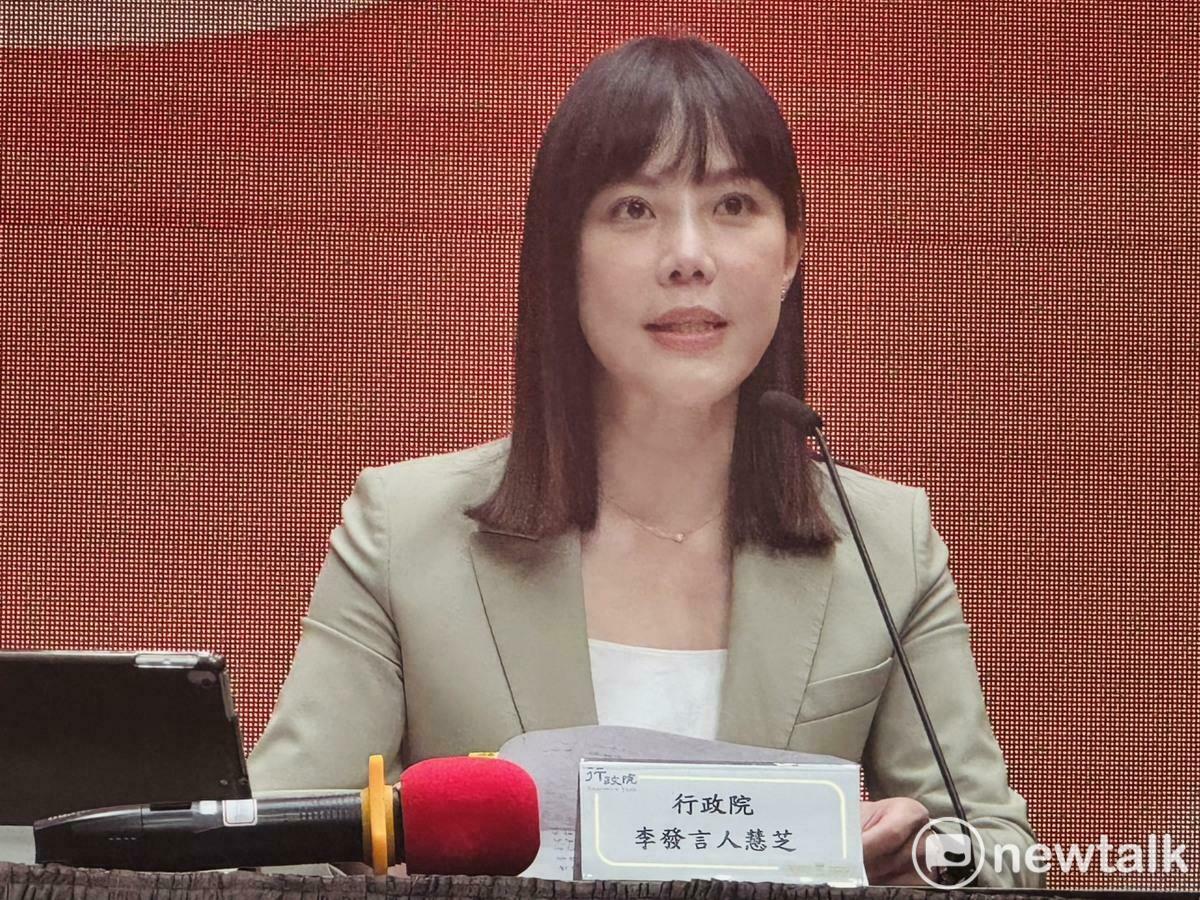 行政院發言人李慧芝今（9日）表示，「此次輝達想要設置海外企業總部，相關部會包括經濟部、財政部、內政部等，都有持續積極協助」。 圖：謝莉慧/攝