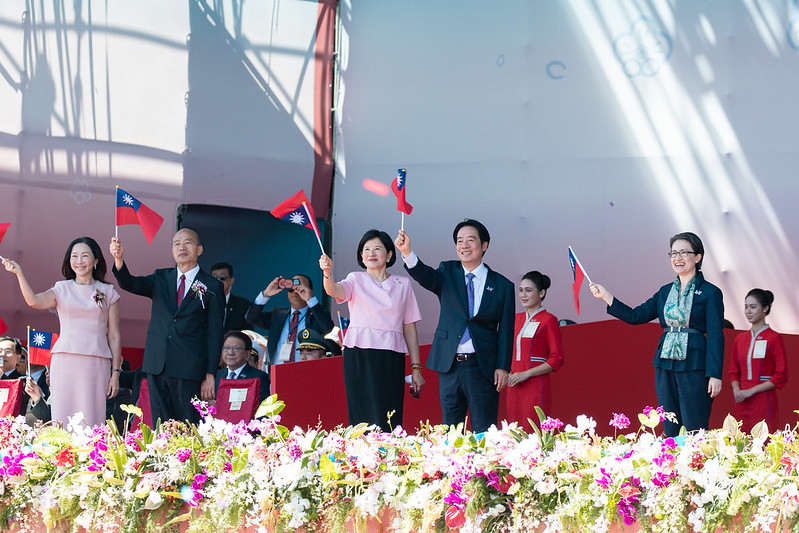 賴清德與第一夫人吳玫如。 圖：總統府提供