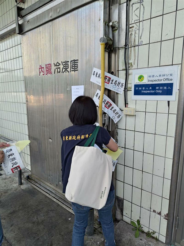屏東百威公司黑心豬腸流入全台多縣市。 圖：食藥署提供