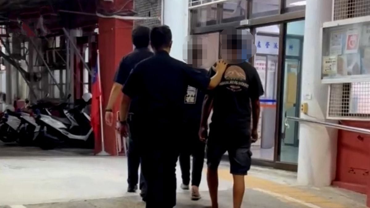 雙方已涉違反社會秩序維護法，遭警方帶回。 圖：警方提供