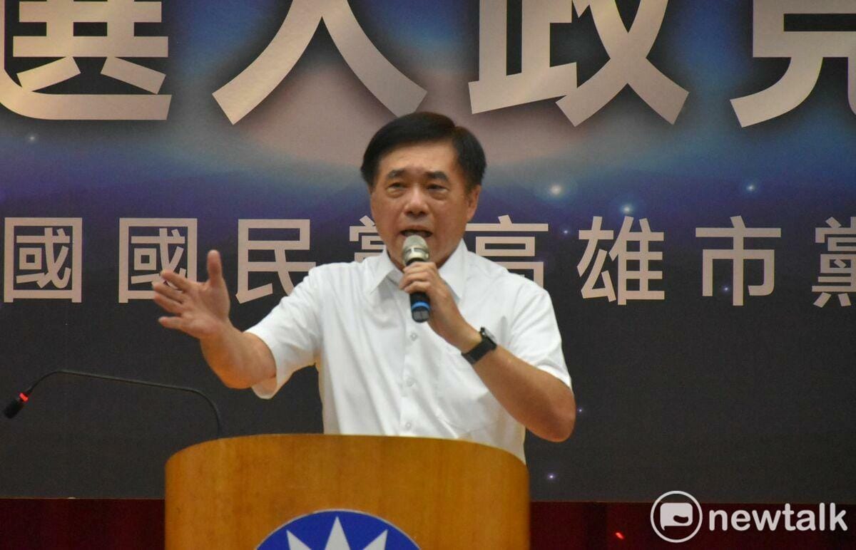 郝龍斌承諾當選黨主席後，如果無法在高雄、台南拿下其中一都，就辭職謝罪。 圖：孫家銘攝