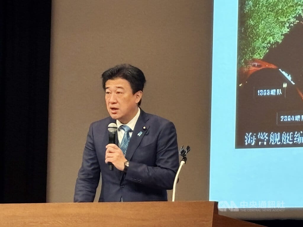 日本前防衛大臣木原稔14日出席「台日半導體同盟」研討會表示，半導體已經上升為國家安全保障問題，日台應合作強化對中國抑止力。中央社記者戴雅真東京攝　114年10月14日 圖：中央社提供