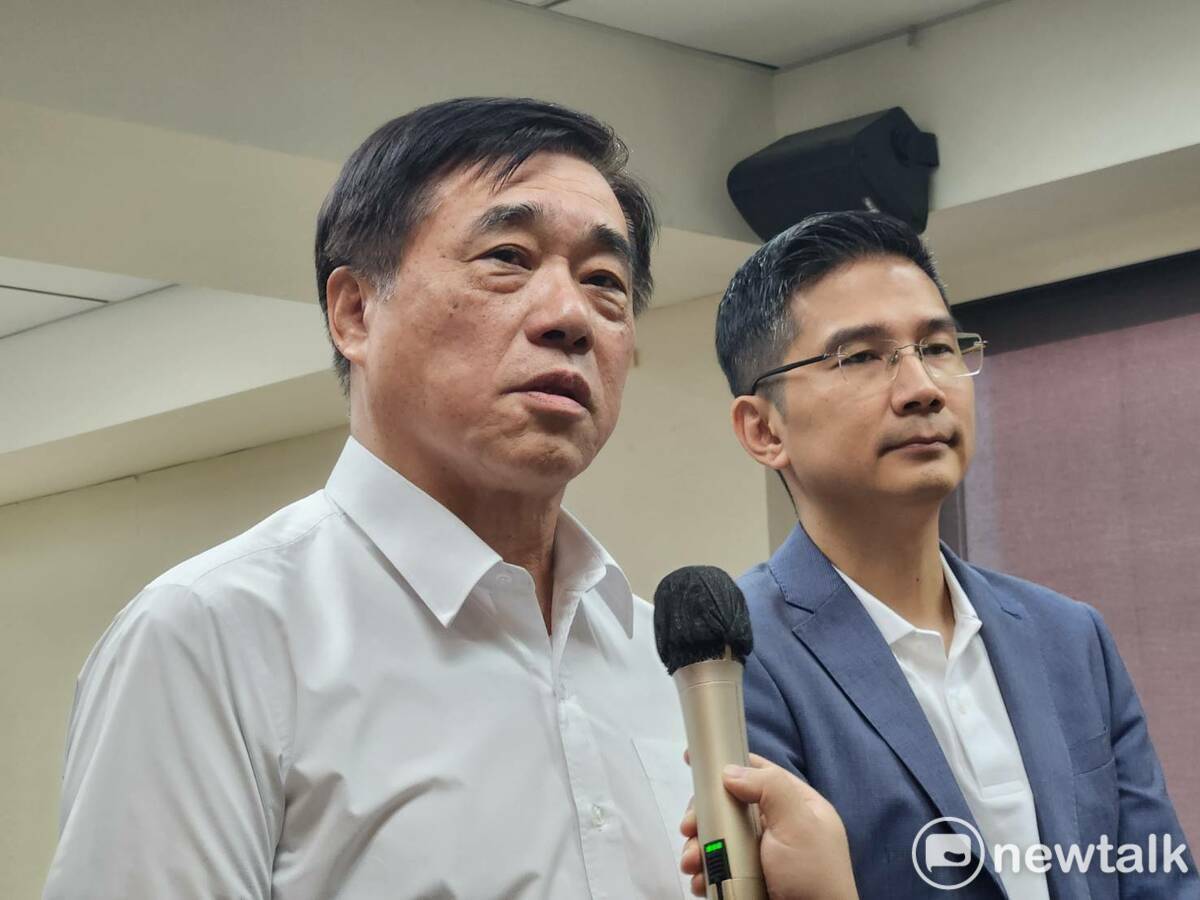 國民黨主席候選人郝龍斌回應境外勢力介選議題。 圖：黃建豪/攝（資料照）