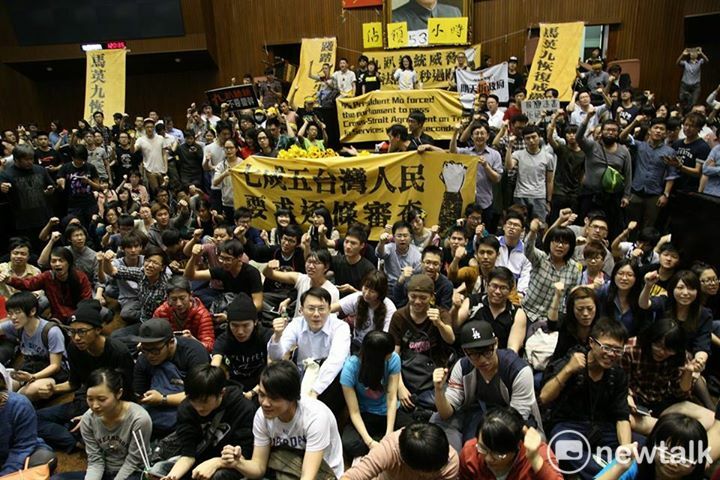 太陽花學運，學生佔領議場，北檢偵結起訴118人。 圖：新頭殼資料照片