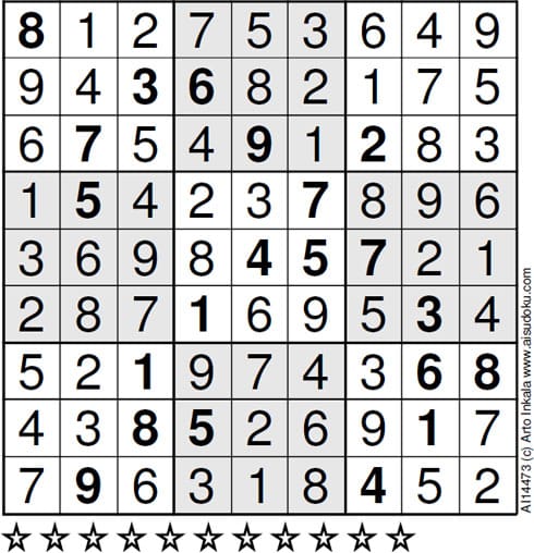 11星級數獨難題解答