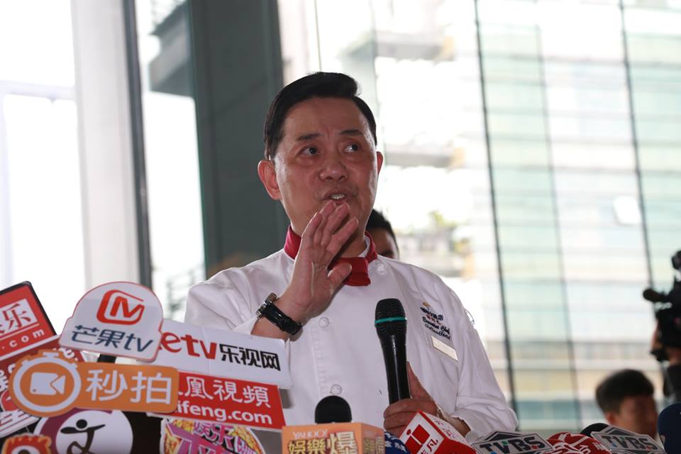 針對摩鐵事件，阿基師今（10）天下午3點在三立電視台大廳召開記者會公開說明。圖：林雨佑/攝