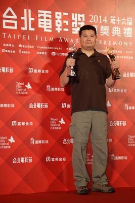 導演李惠仁「不能戳的秘密2」拿下台北電影展百萬首獎。圖：中央社