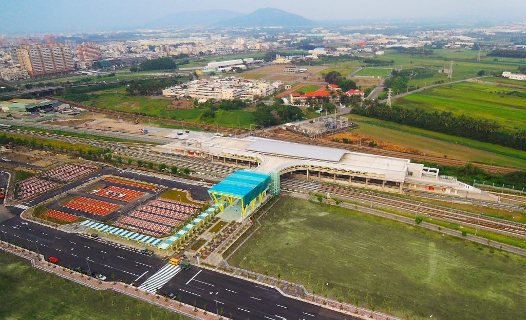 高捷南岡山站周圍腹地廣大，啟用後將可帶動發展。圖片來源：高雄市政府提供。