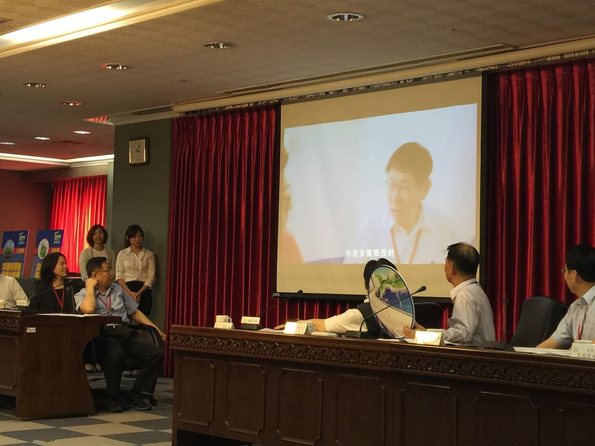 台北市長柯文哲3日上午出席「台北市節電戰略記者會」。圖：劉奕霆/攝