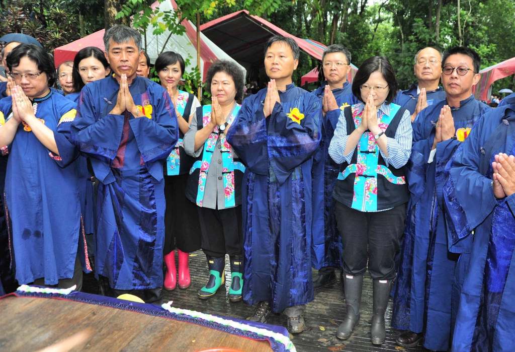邁入20個年頭的美濃黃蝶祭12日於雙溪熱帶樹木園舉行祭蝶儀式。圖：高雄市政府提供