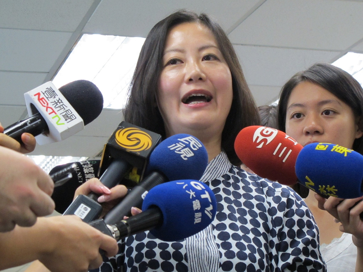 民進黨台北市議會黨團總召吳思瑤19日表示，無須對柯文哲上海行有太多政治期待。圖：林朝億/攝