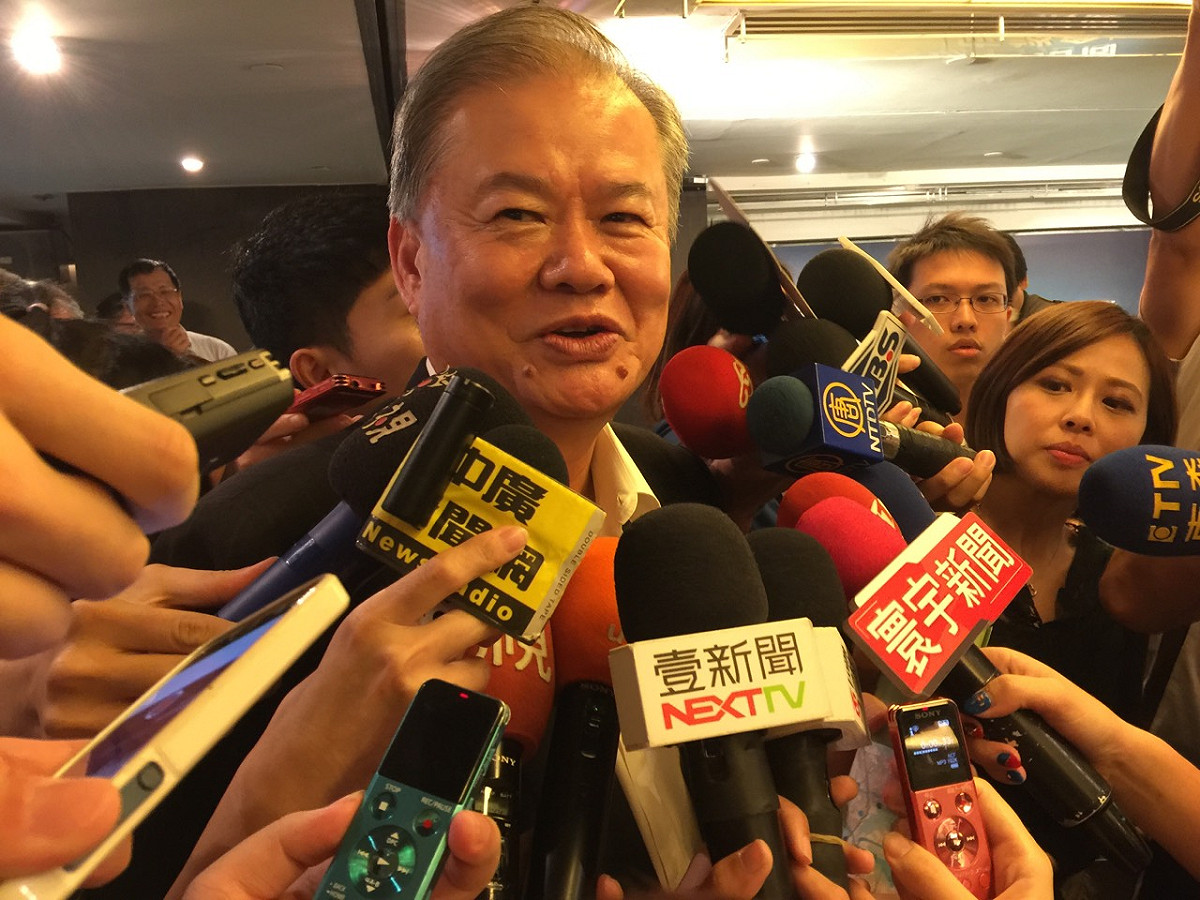 台北市政府21日下午舉行公有土地開發第一次聯合招商座談會，其中因美河市案和北市府進入仲裁程序的日勝生董事長林榮顯也現身座談會。圖：劉奕霆/攝