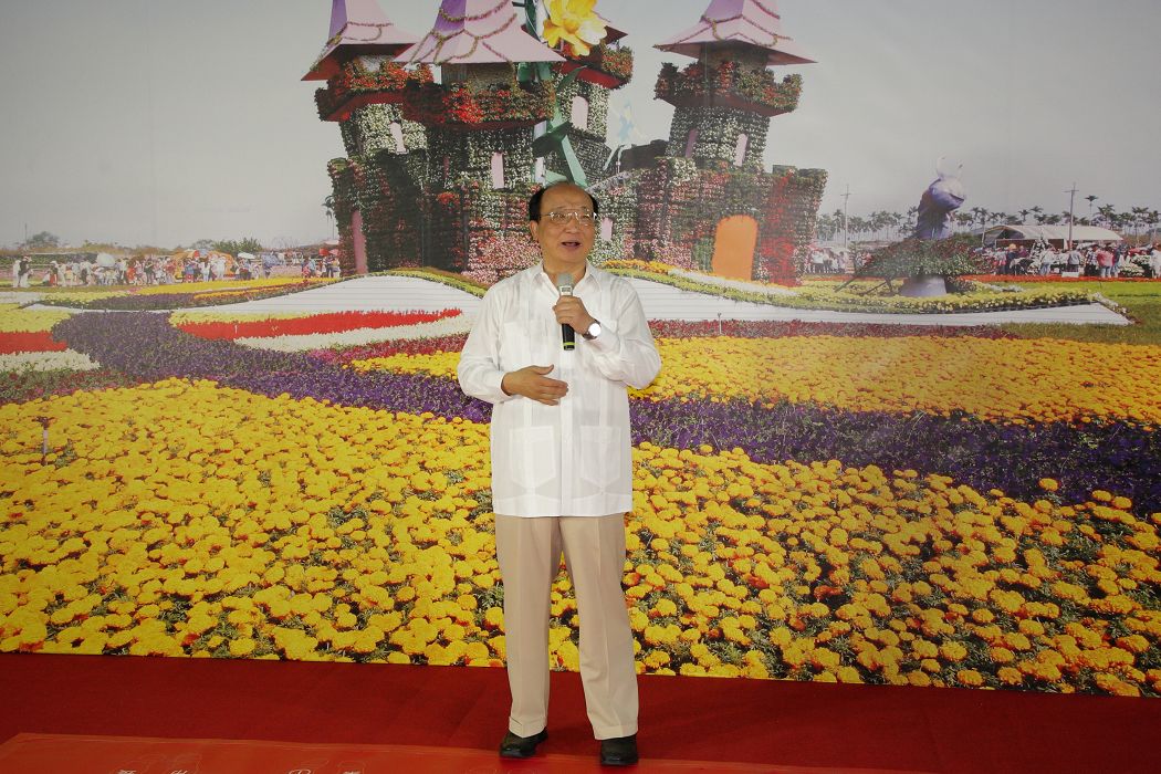 台中市長胡志強表示，台中市的公共工程都沒有遠雄公司介入的現象。圖：翻攝自市府新聞局網站