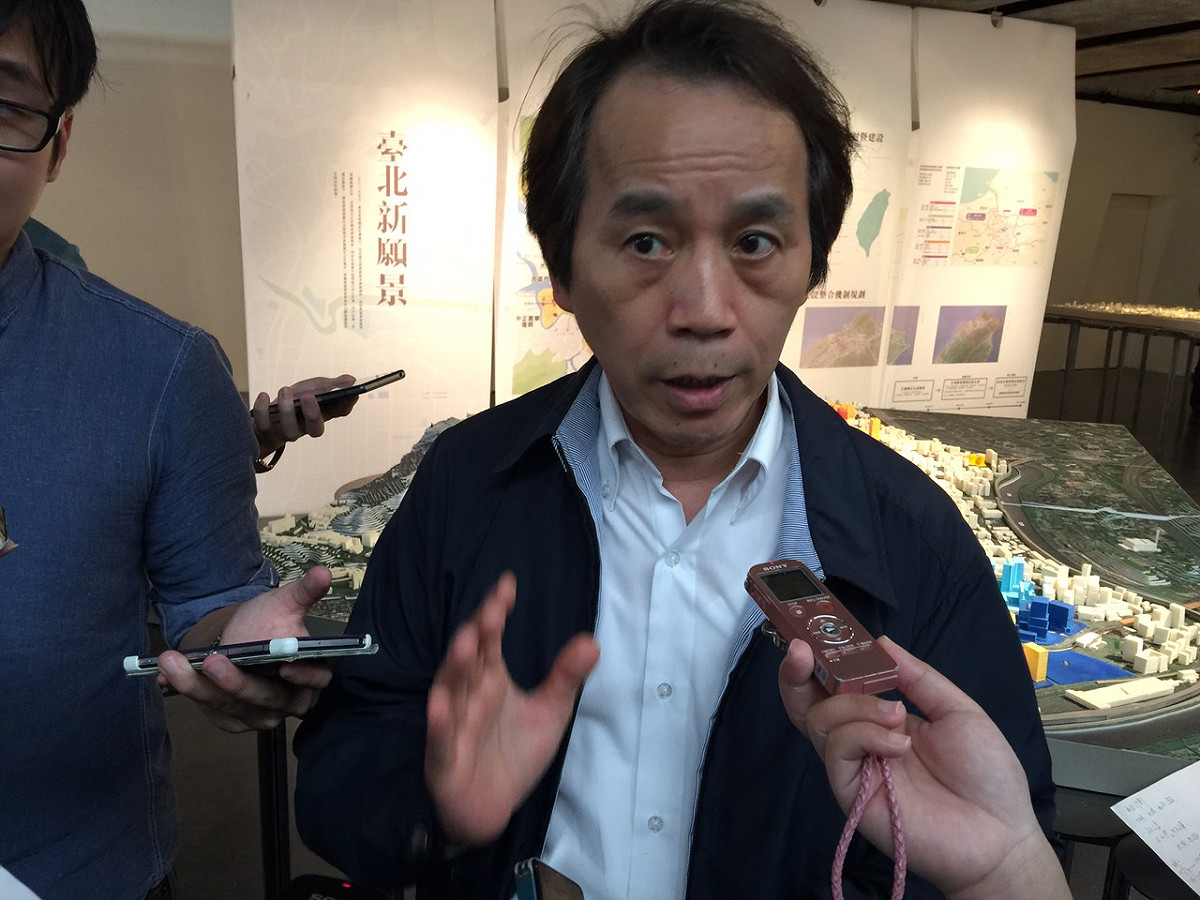 台北市副市長林欽榮4日下午出席2050台北願景計畫工作室開幕記者會後受訪。圖：劉奕霆/攝