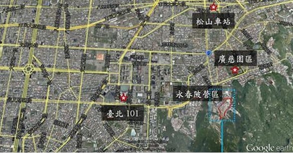 國防部閒置的「永春陂營區」土地原規劃興建約2千戶的公共住宅，台北市長柯文哲22日拍板定案，決定將永春陂打造為台北市第一個都會型濕地公園。圖：台北市政府提供