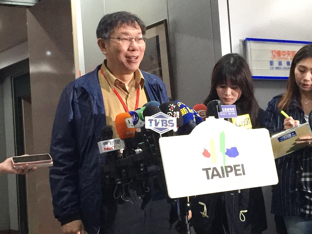 針對議員童仲彥今(26)日表示，北市府內有人替遠雄集團「喬」移路樹的問題，柯文哲上午表示，有證據就處理，不然每天這樣放話他也受不了。圖：劉奕霆/攝