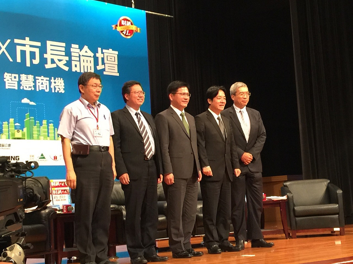台北市長柯文哲12日下午出席2015智慧城市X市長論壇活動。圖：劉奕霆/攝