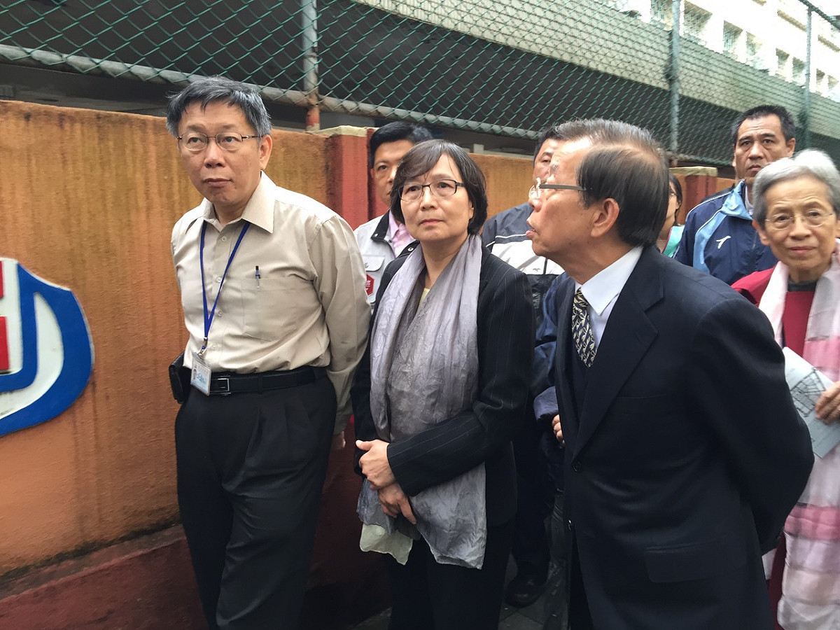 12月10日是世界人權自由日，台北市長柯文哲10日上午出席「自由之路—自由巷國際人權戶外特展開幕記者會」。圖：劉奕霆/攝