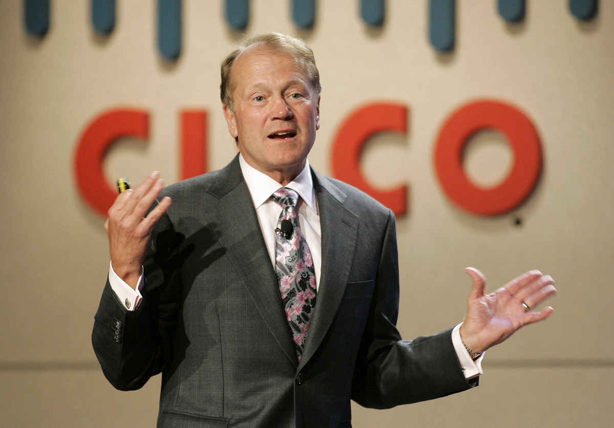 思科首席執行長錢伯斯(John Chambers)預測，未來10年消費電子產業中，視頻將成主流。圖片來源：路透社