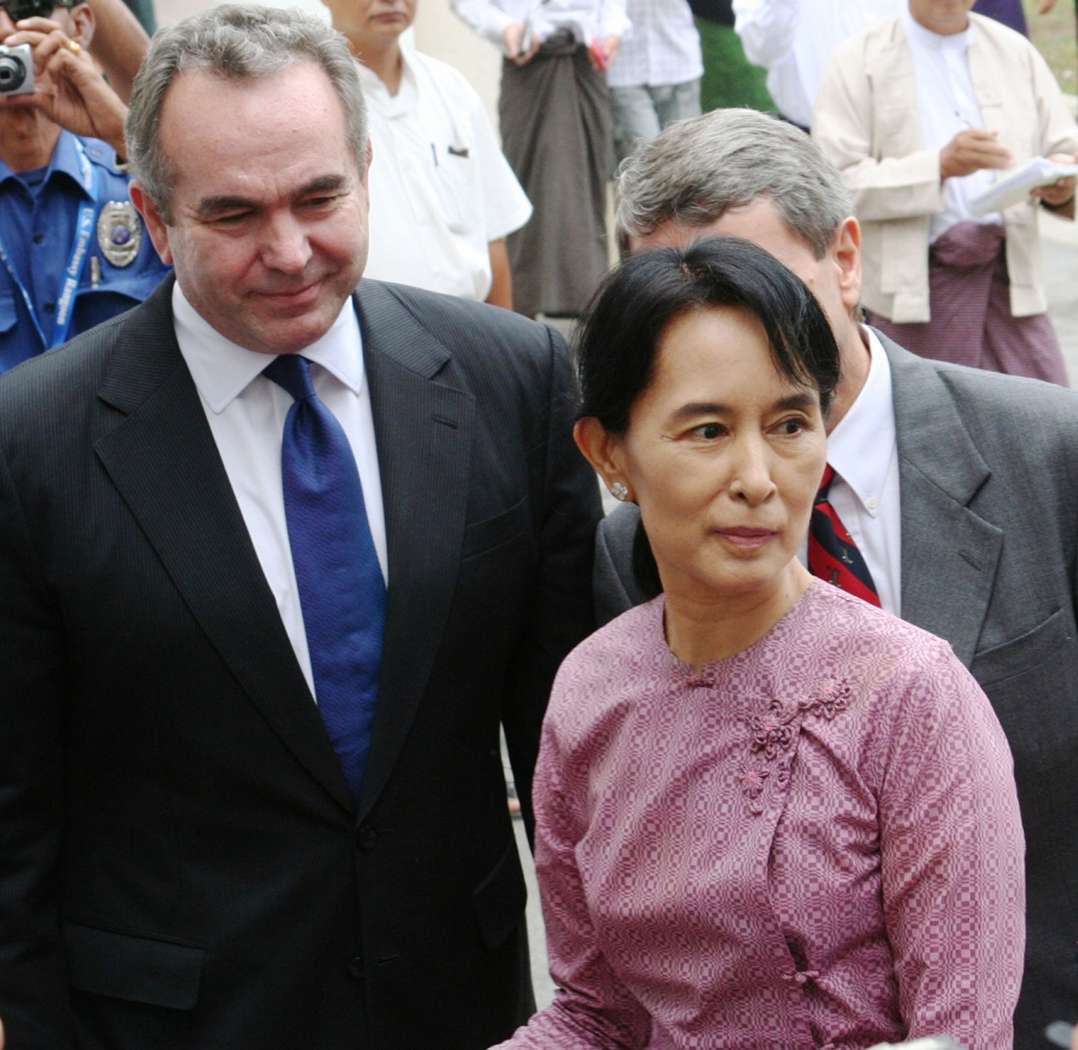 過去20年來，翁山蘇姬有長達14年的時間，遭緬甸政府軟禁，失去自由，引超國際社會的聲援。圖片來源：達志影像/路透社