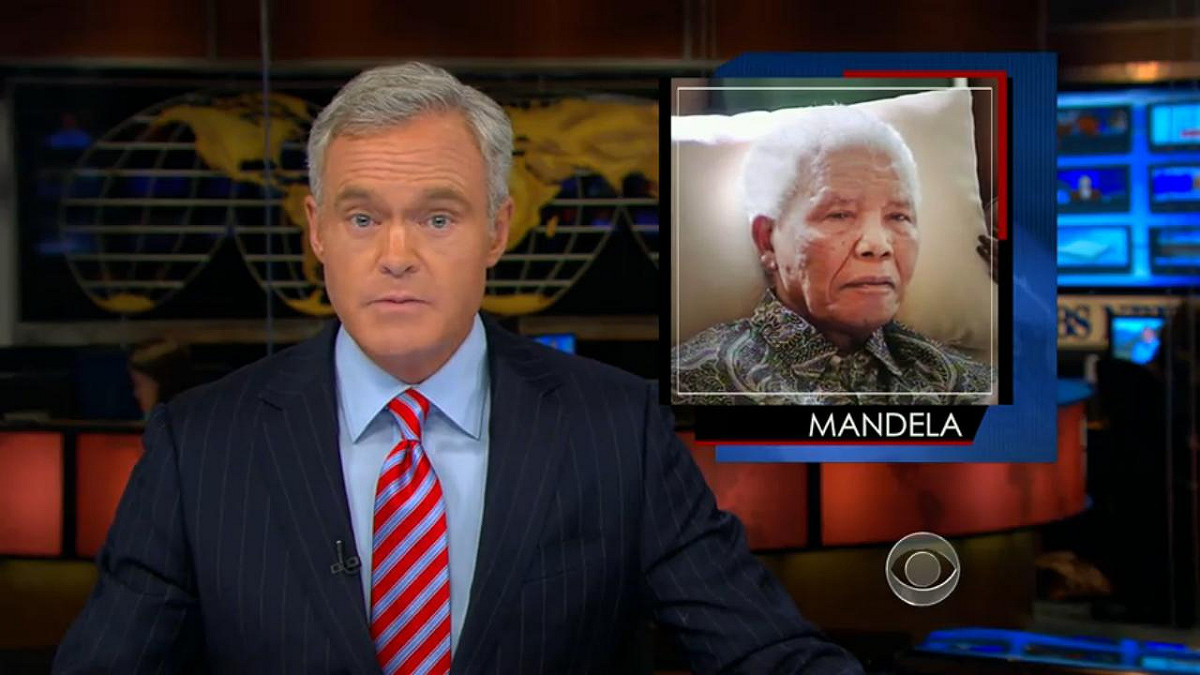 根據美國媒體哥倫比亞廣播公司新聞網（CBS）的報導指出，曼德拉的肝、腎功能僅剩一半，多日未有意識、未能睜眼，已再度傳出病危消息。圖：翻攝自CBS網站