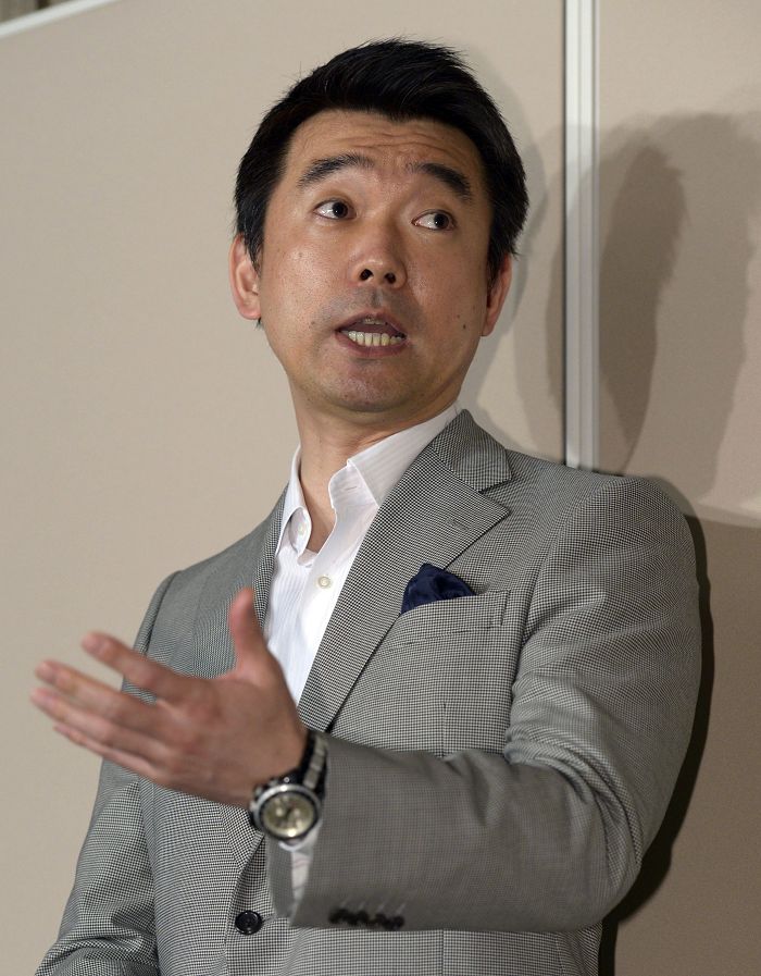大阪市長橋下徹，26日公佈包含日文及英文版本共12頁的聲明文件，針對其關於慰安婦的發言進一步澄清。圖片來源：達志影像/美聯社資料照片。