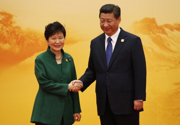 韓國總統朴槿惠26日主持召開國務會議，通過了韓中自由貿易協定（FTA）。圖片來源：達志影像/路透社資料照片
