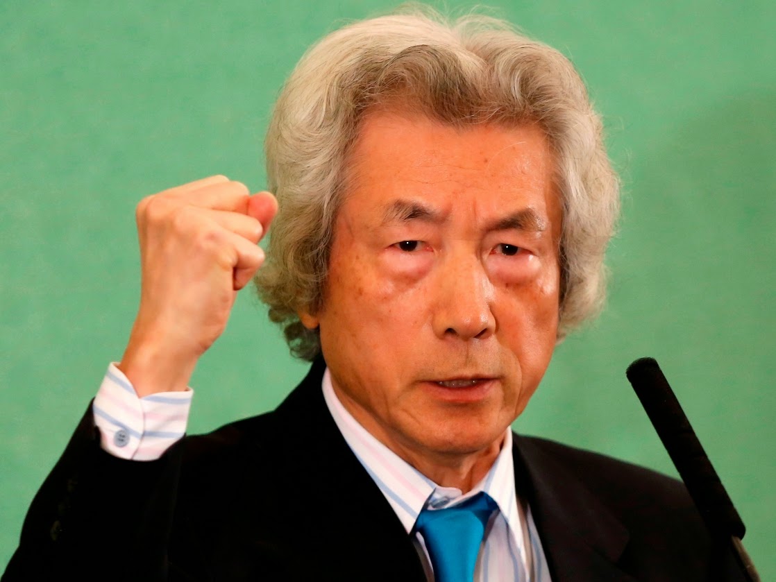 解禁集體自衛權的《安保法》在國會通過立法，日本前首相小泉純一郎砲轟安倍晉三的政治手法蠻幹、躁進。圖片來源：達志影像/路透社資料照片