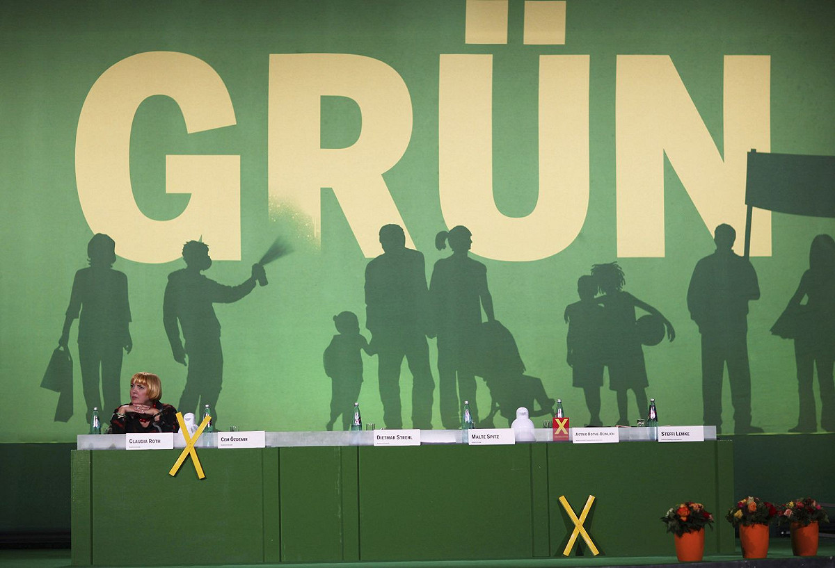 《南德日報》(Süddeutsche Zeitung)昨日報導，綠色已經成了德國社會的主導力量。繼基民盟/基社盟以及社民黨各領風騷數十年之後，改由綠黨當道。圖片來源：達志影像/路透社。