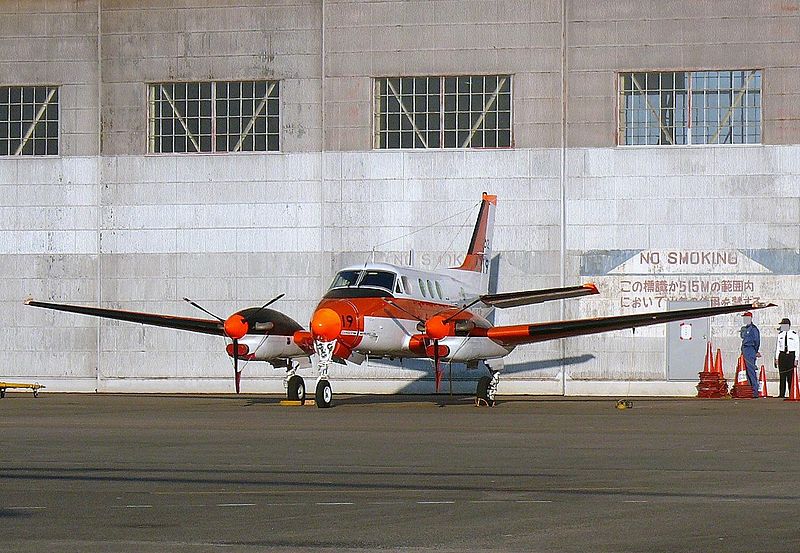 日本傳出計畫向菲提供3架TC-90空中國王飛機用於南海巡邏，可能裝載基本的對地及對空偵察雷達。圖：翻攝維基網站